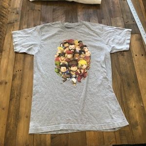 Pre-owned S/S Street Fighter Tee in Grey. Men’s Medium.